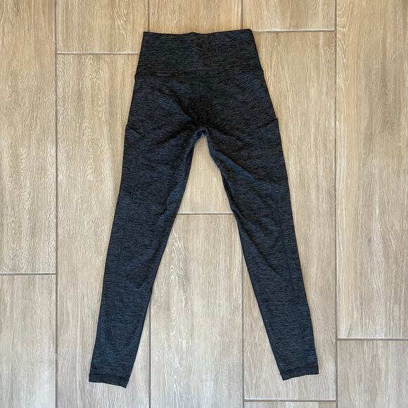 Offline Aerie The Hugger High Rise Leggings Women’s Size Small Black Gray Soft - Picture 2 of 9